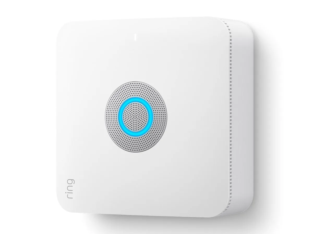 Base station Ring Alarm Pro con anillo LED azul